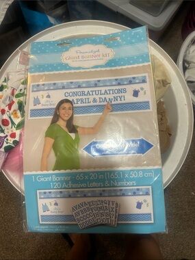 Personalized giant banner kit